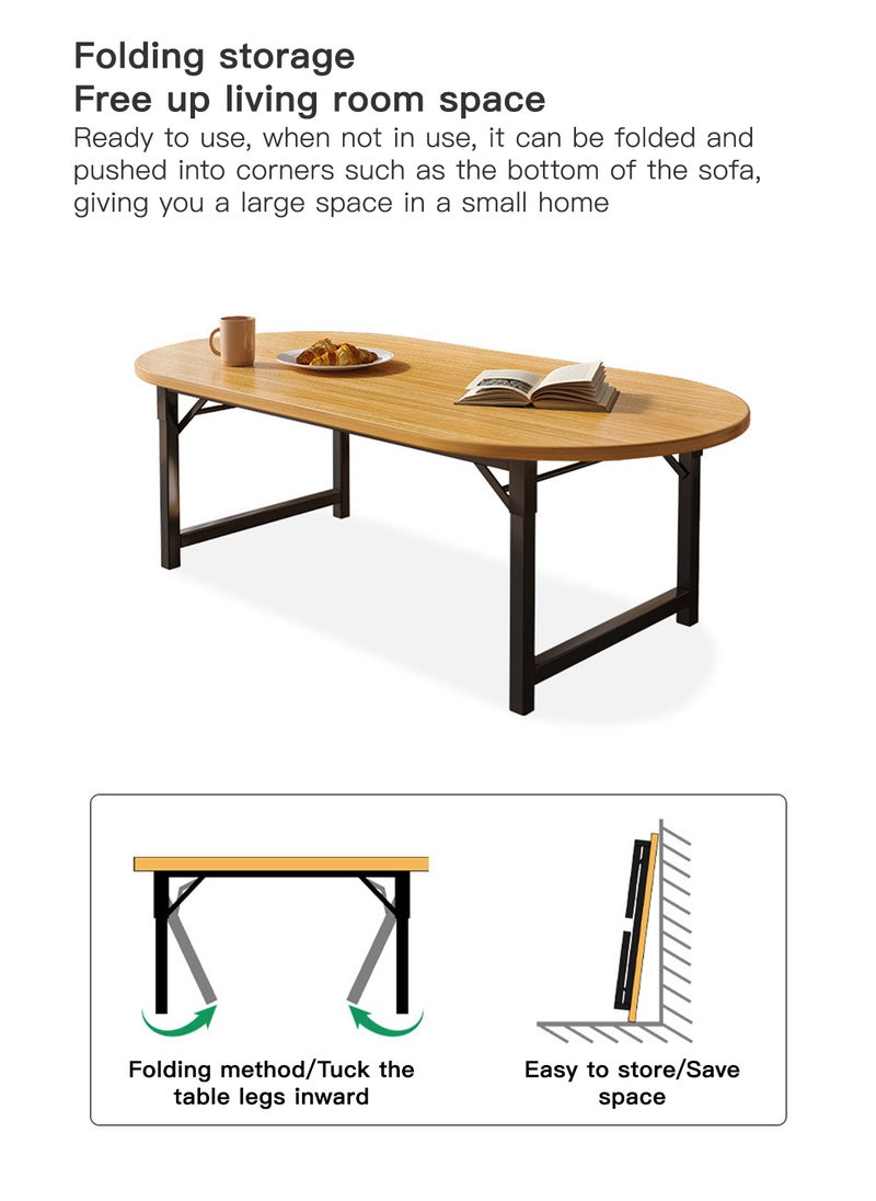 Sharpdo MDF Coffee Table,Modern Simple Side Table,Living Room Folding Table  - Image 4