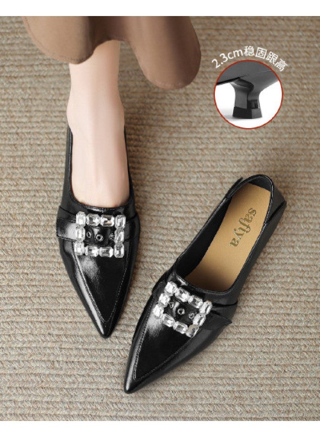 SAFIYA Saturday Women's Shoes Spring/autumn 2025 New Collection, Platform Fashion Shoes, Pointed Toe Versatile High-end Style Women's Shoes - Image 1