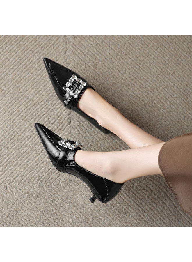 SAFIYA Saturday Women's Shoes Spring/autumn 2025 New Collection, Platform Fashion Shoes, Pointed Toe Versatile High-end Style Women's Shoes - Image 2