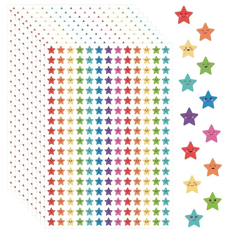 2340 Round Face Sticker Set For Envelope Sealing Journals Scrapbooking - Image 4