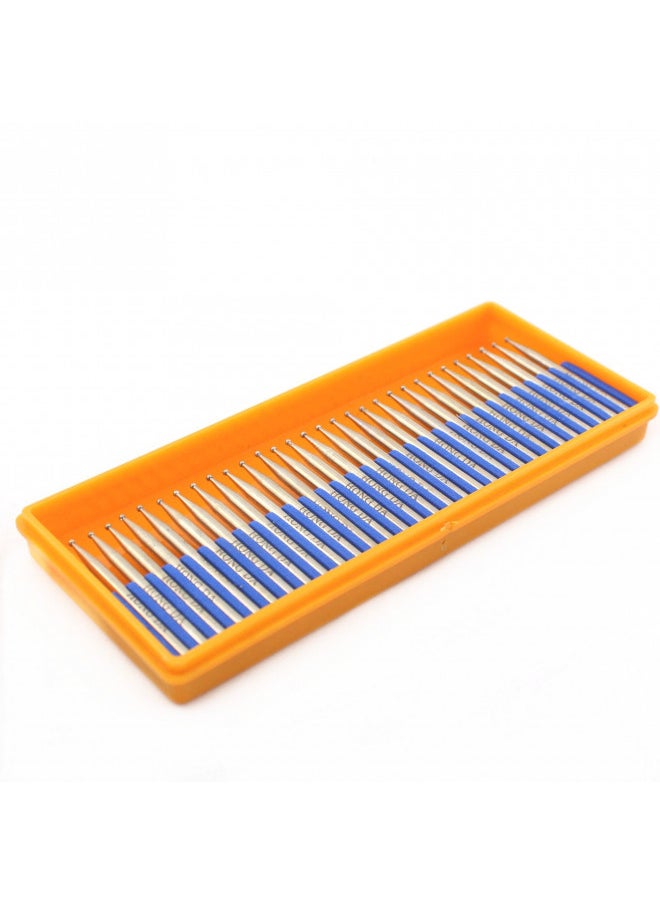 Jingling JINGLING Diamond Grinding Bits 1.5mm Spherical Head Bur w Shank 2.35mm Pack of 30Pcs  - Image 4