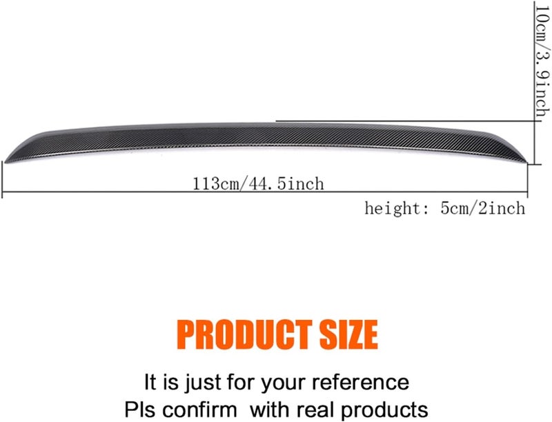 Wivplex Carbon Fiber Rear Window Spoiler for Mercedes-Benz - Image 2