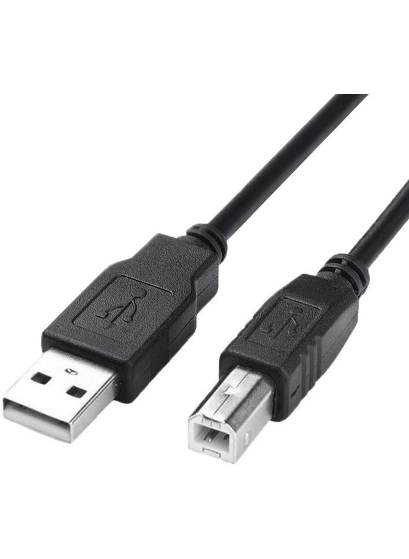 سالاب كابل طابعة USB كابل عالي السرعة لجميع الطابعات والماسح الضوئي بمنفذ USB بطول 1.5 متر - Image 2
