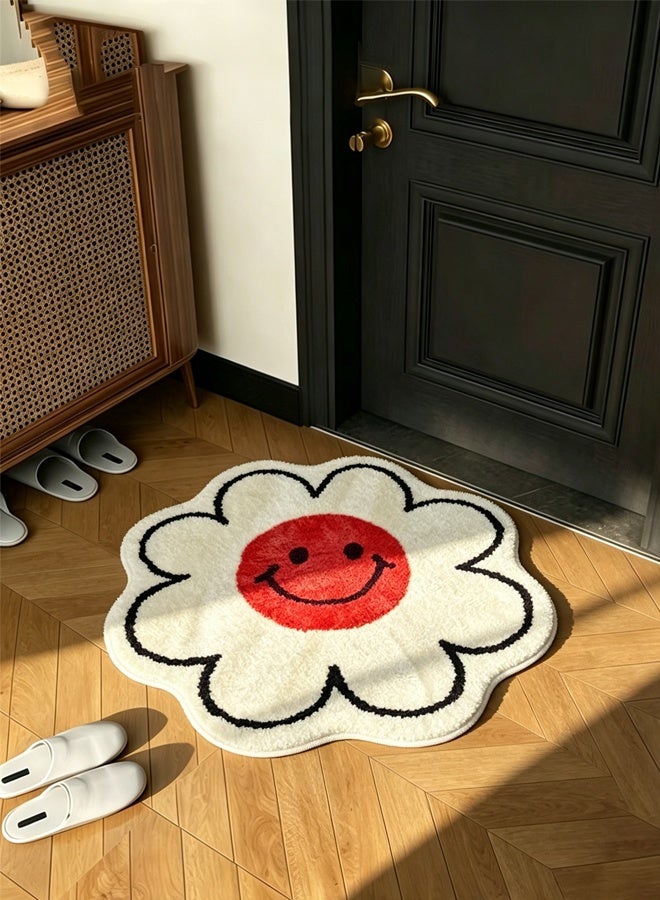 Keranixy Doormat,Stain Fade Resistant, Low Profile Indoor Outdoor Door Mats, Entry Indoor Entryway Carpet for Inside Floor,Easy Clean,60*60cm - Image 1
