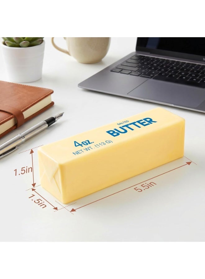 Meetion 1pc Butter Squishy Toys, Slow Rising Stress Relief Squishies, Soft PU Cream Scented Sensory Fidget Toys for Kids & Adults, Home & Desk Decor, Party Favors & Gifts - Image 2