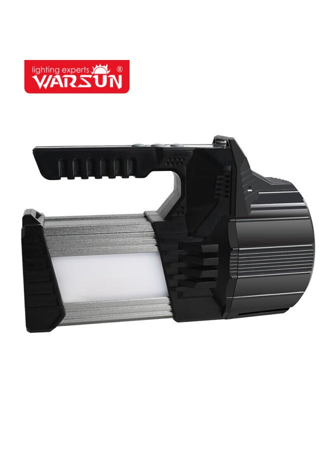 Warsun Warsun D498 Searchlight, Led High-intensity Flashlight, Rechargeable Light, Emergency Light, Handheld Searchlight, Ultra-bright Outdoor Long-range - Image 4