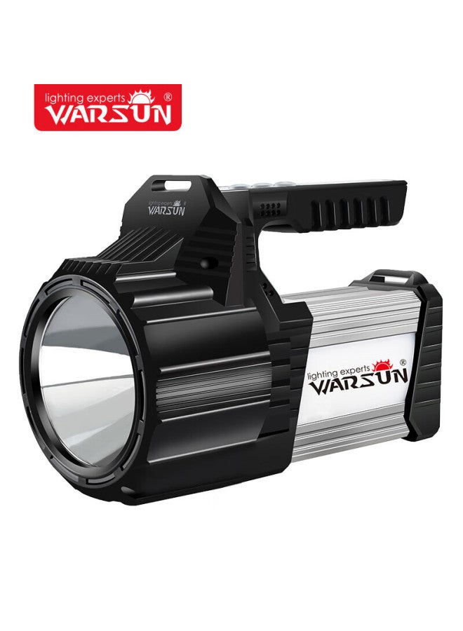Warsun Warsun D498 Searchlight, Led High-intensity Flashlight, Rechargeable Light, Emergency Light, Handheld Searchlight, Ultra-bright Outdoor Long-range - Image 5