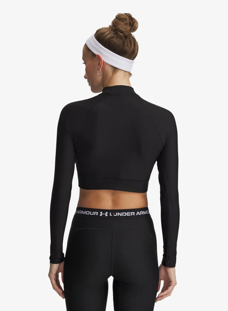 UNDER ARMOUR Heatgear Cropped Mock Top