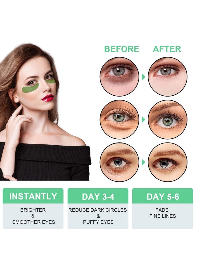 ASYBO Aloe Vera Eye Mask 60 Pcs Under Eye Patches Eye Treatment Mask For Under Eye Bags Dark Circles Puffy Eyes Fine Lines Antiaging And Antiwrinkle Hydrating Eye Mask Skincare - Image 3