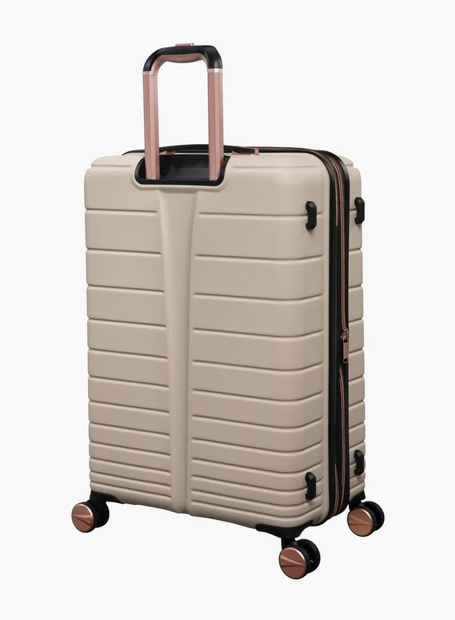 إت Striped Hardcase Luggage Trolley With Retractable Handle