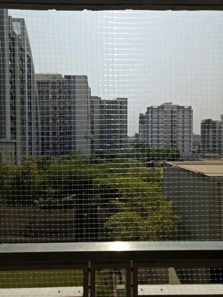 AMZ Anti Bird Net for Balcony (Protection net) (Pigeon)(Monkey) White (10FTx30FT) - Image 2
