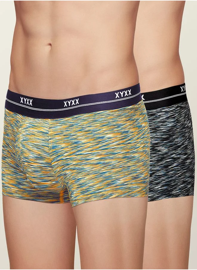 اكس واي اكس اكس Pack of 2 - All Over Print Trunks by Styli