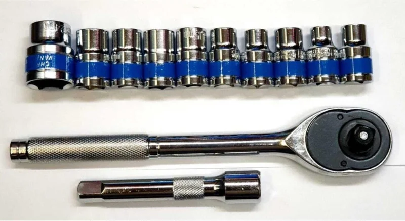 اي سي شوب Asafyapimarket 12 Piece Socket Set 1/2 Set Socket 6 Corner Socket Set Soma Jigsaw Bit 12 Socket Set