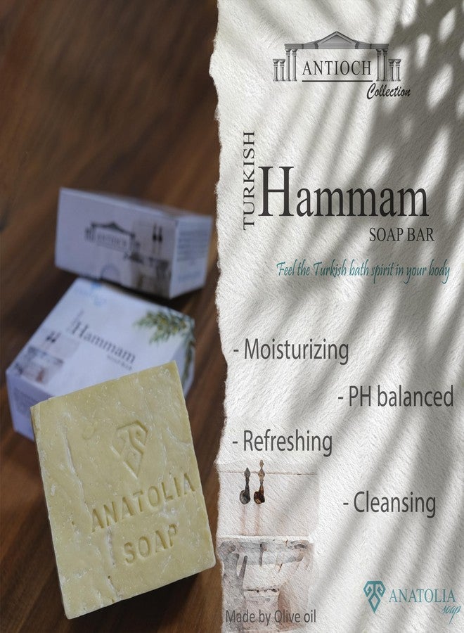 Anatolia Soap صابون أناضوليا، أنطاكية 5 أونص Pure زيت الزيتون التركي الحمام للجسم، صابون كاستيل طبيعي عضوي مصنوع يدويًا للرجال والنساء، بار كبير 1 قطعة (عبوة من 1) - Image 4