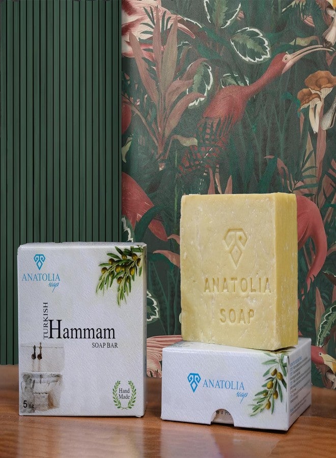 Anatolia Soap صابون أناضوليا، أنطاكية 5 أونص Pure زيت الزيتون التركي الحمام للجسم، صابون كاستيل طبيعي عضوي مصنوع يدويًا للرجال والنساء، بار كبير 1 قطعة (عبوة من 1) - Image 3