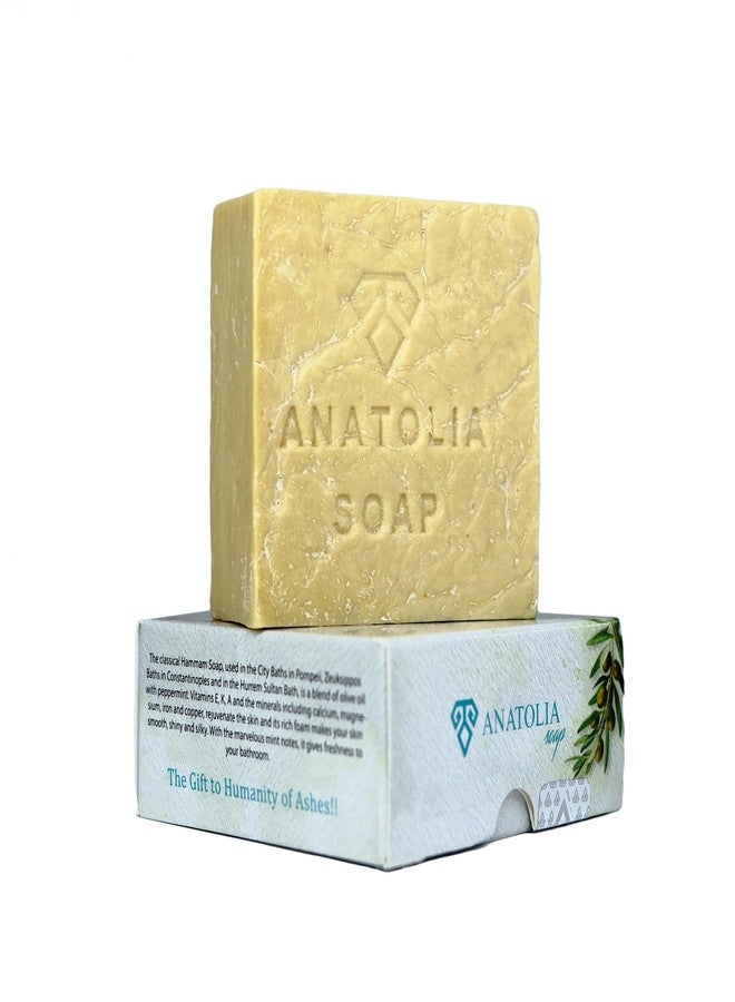 Anatolia Soap صابون أناضوليا، أنطاكية 5 أونص Pure زيت الزيتون التركي الحمام للجسم، صابون كاستيل طبيعي عضوي مصنوع يدويًا للرجال والنساء، بار كبير 1 قطعة (عبوة من 1) - Image 2