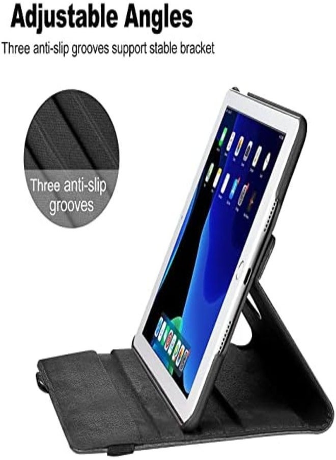 vesus 360-Degree Rotating iPad Case for 9.7-Inch Models (2018, 2017, Air 2, Air) with Auto Sleep/Wake - Black - Image 5