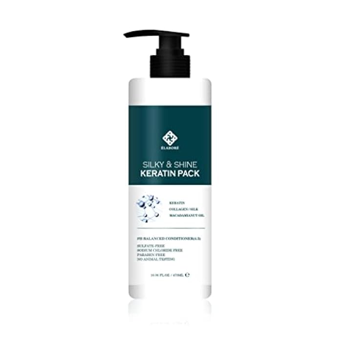 Elabore Silky & Shine KERATIN Shampoo & Pack SET 16.06fl.oz/ 475ml - Image 3