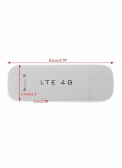 Y&D Portable USB Wifi Dongle 4G Modem WiFi Router 150Mbps with SIM Card Slot Car Hotspot Pocket Mobile (White)  - Image 3