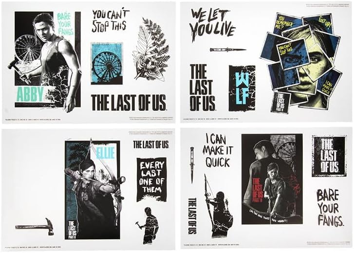 بالادون ملصقات أدوات مرخصة رسميًا من The Last of Us، إكسسوار ألعاب قابلة لإعادة الاستخدام، ديكور وهدية لمحبي الألعاب والأفلام لأجهزة اللابتوب والهواتف | - Image 3