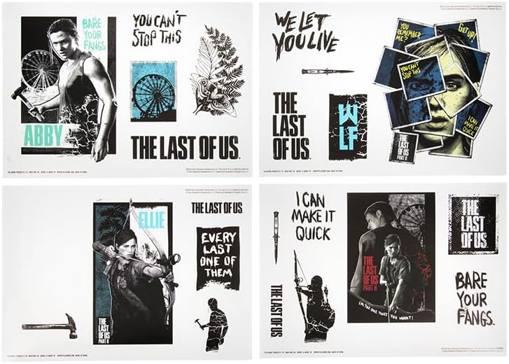 بالادون ملصقات أدوات مرخصة رسميًا من The Last of Us، إكسسوار ألعاب قابلة لإعادة الاستخدام، ديكور وهدية لمحبي الألعاب والأفلام لأجهزة اللابتوب والهواتف | - Image 5