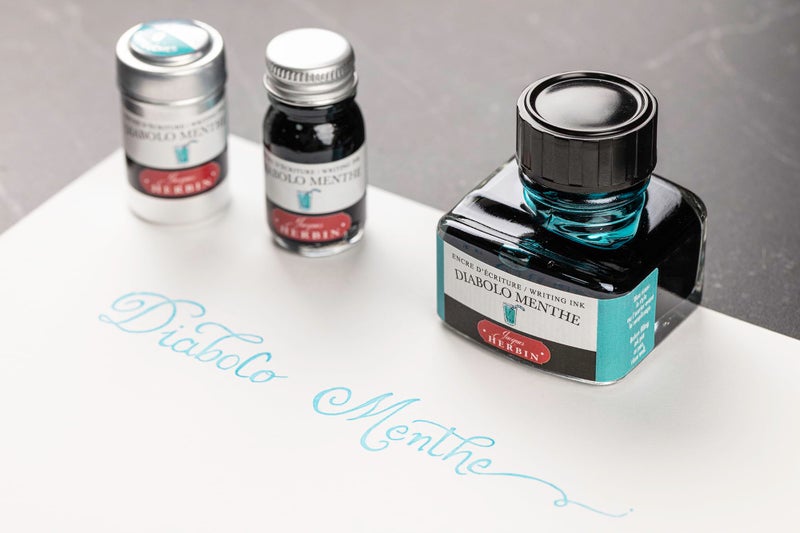 Jacques Herbin Herbin "D Ink Bottle (Diabolo Menthe - 30ML) 13033T - Image 4
