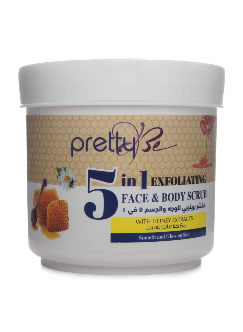 Pretty Be Face and Body Scrub With Honey Extract 550 ml - Image 1