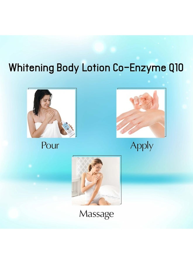 Scentio Milk Plus Whitening Co Enzyme Q10 Body Lotion 400 ml Brightening Moisturizing Nourishing Skin Care - Image 4