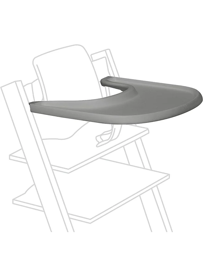 STOKKE Tripp Trapp Tray Designed Exclusively For Tripp Trapp Baby Chair + Tripp Trapp Baby Set Convenient To Use And Cleanmade With Bpa - Free Plasticsuitable For Toddlers 6 - 36 Months - Storm Grey