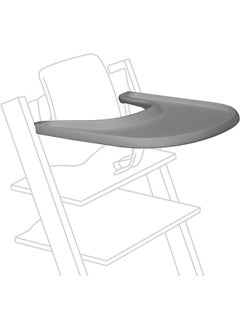 STOKKE Tripp Trapp Tray Designed Exclusively For Tripp Trapp Baby Chair + Tripp Trapp Baby Set Convenient To Use And Cleanmade With Bpa - Free Plasticsuitable For Toddlers 6 - 36 Months - Storm Grey  - Image 3
