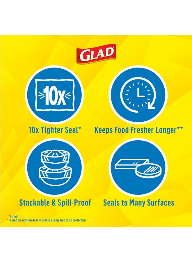 Glad Press'N Seal Food Plastic Wrap, 70 Square Foot Roll (Package May Vary) - Image 4