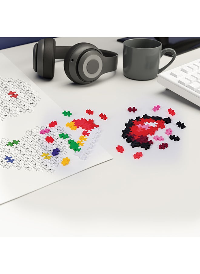 Plus-Plus - Hearts Heart  Ingenious Construction Toy, Puzzle, Creative Building Blocks, 250 Pieces - Image 1
