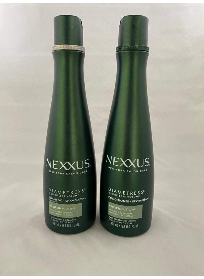 Nexxus Diametress Volumizing Combo Pack, Rebalancing Shampoo + Restoring Conditioner, 13.5 Ounce Each, Packaging May Vary - Image 1