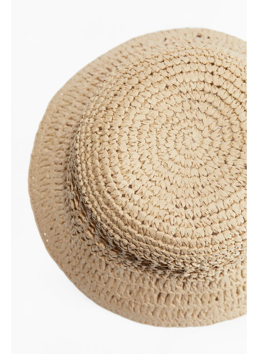H&M Straw Bucket Hat