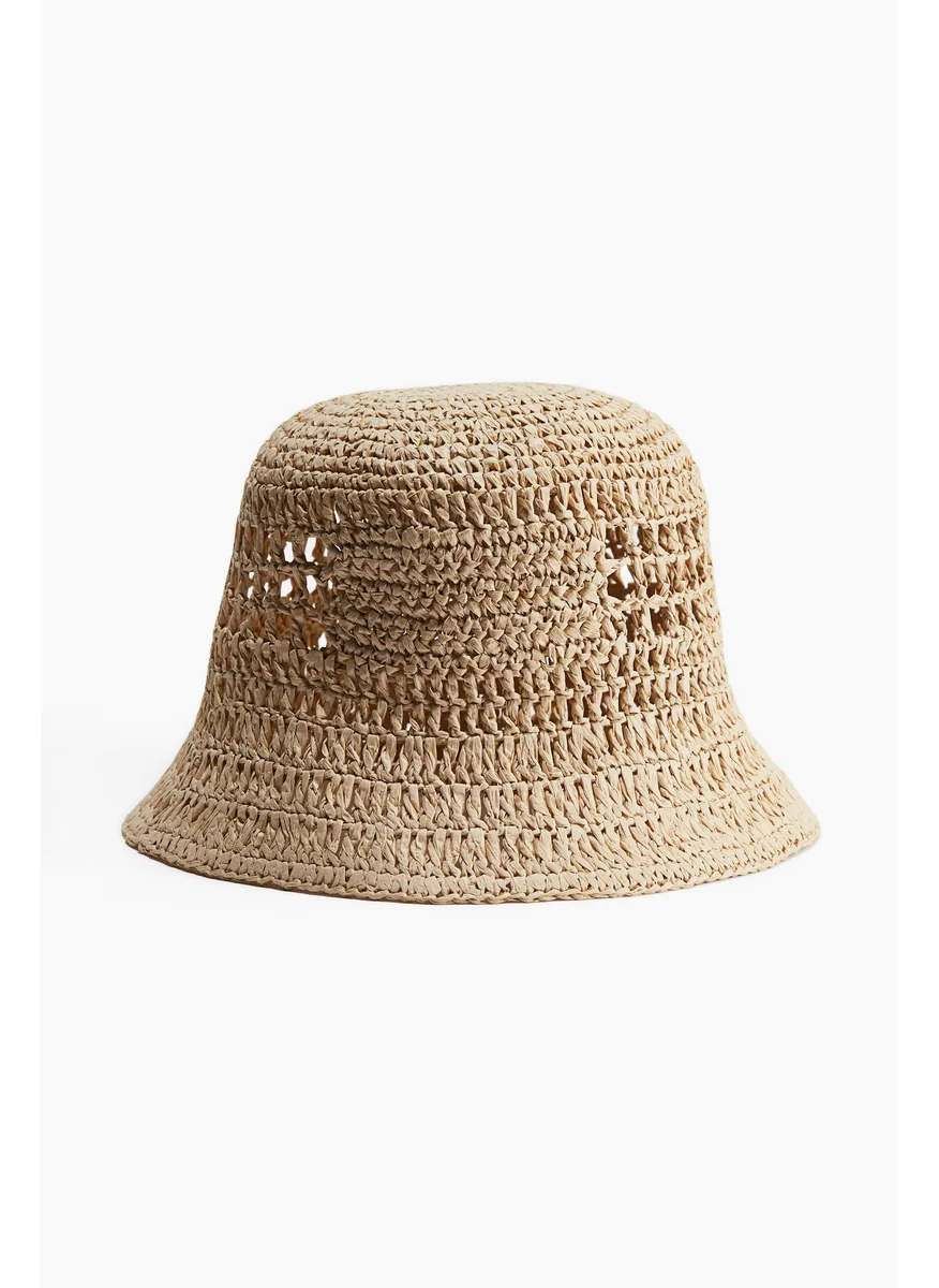 H&M Straw Bucket Hat