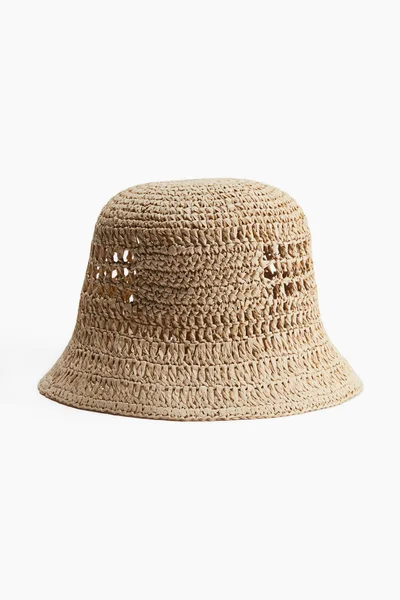 H&M Straw Bucket Hat