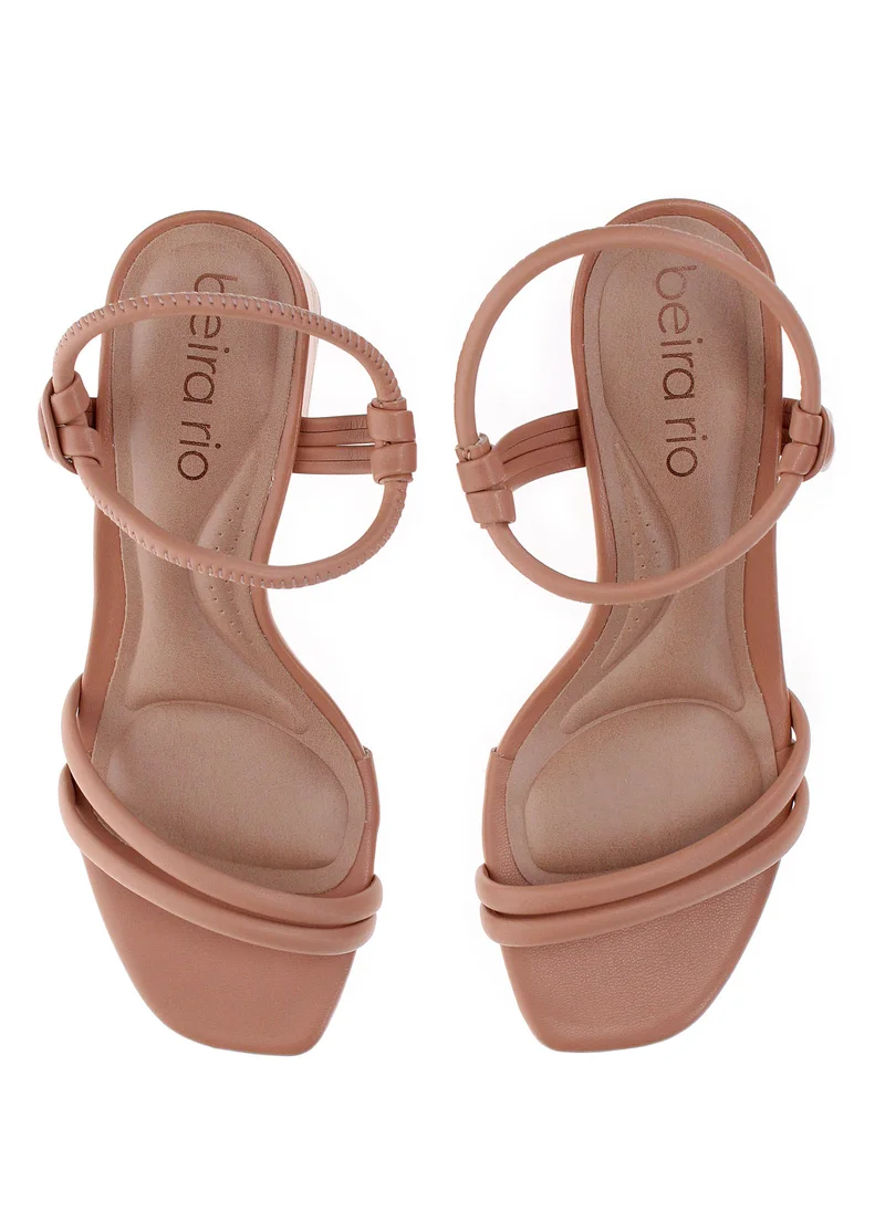Beira Rio Mid Heel Sandals for Women – Stylish & Comfortable Footwear for Any Occasion