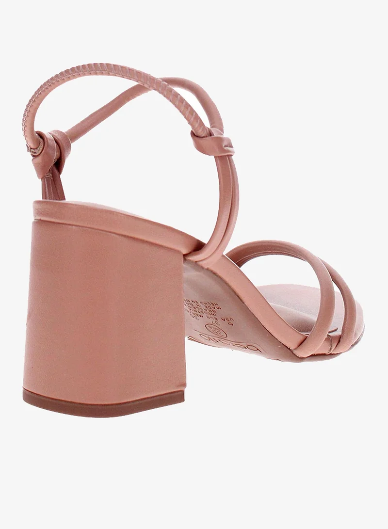 Beira Rio Beige Mid Heel Sandals for Women – Stylish & Comfortable Footwear for Any Occasion for Women | Best Price UAE