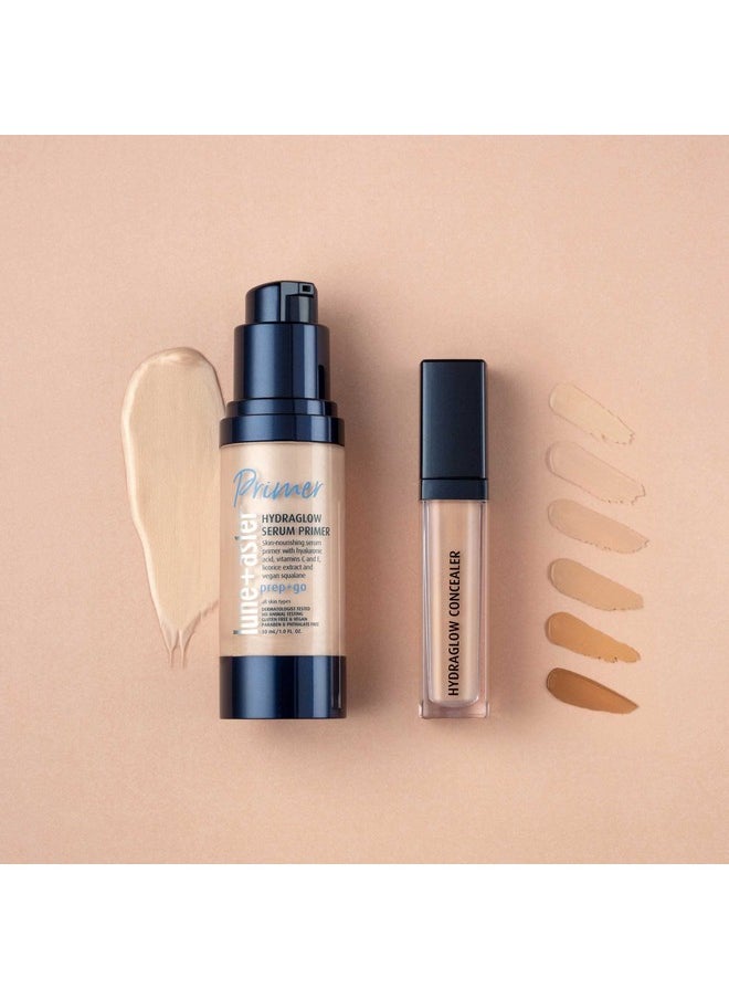 Lune+Aster Hydraglow Concealer - Light - This Medium To Full Coverage, Skin-Nourishing Concealer Hides Dark Undereye Circles, Blemishes, Redness And Other Imperfections.  - Image 4