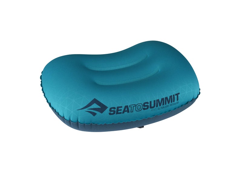 Sea to Summit Aeros Ultralight Inflatable Camping and Travel Pillow, Regular (14.2 x 10.2), Aqua - Image 1