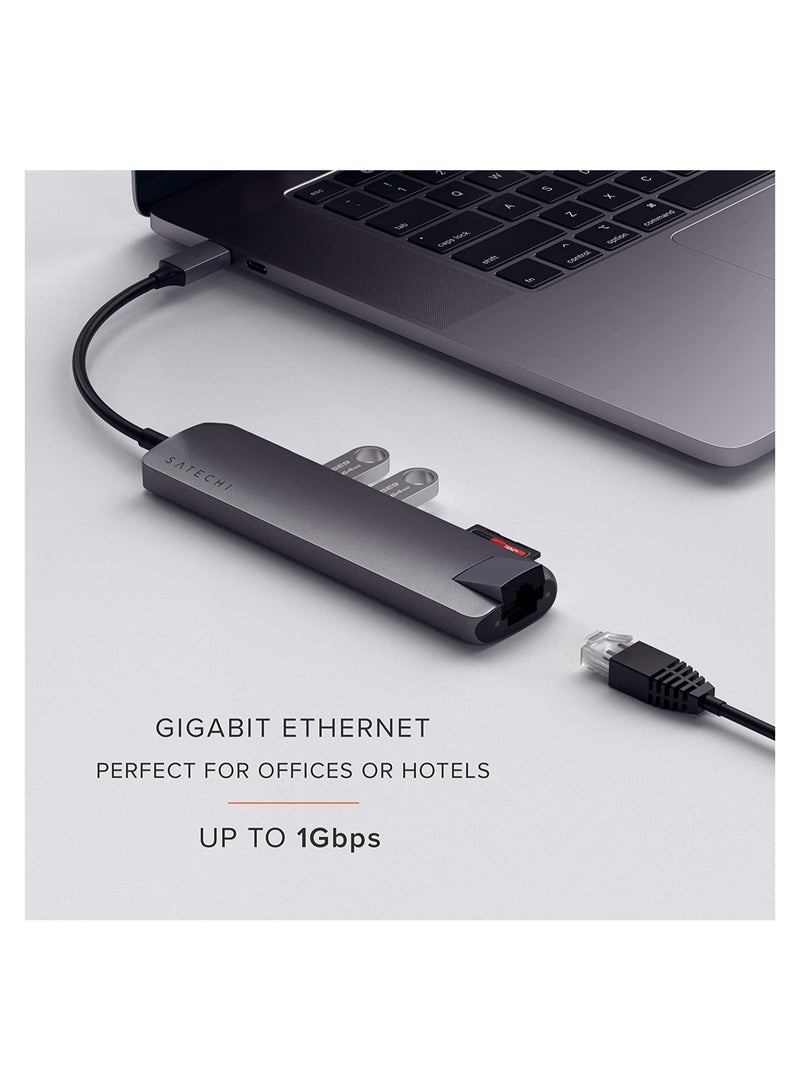 ELTRAZONE USB-C Slim Multi-Port with Ethernet Adapter - Image 1