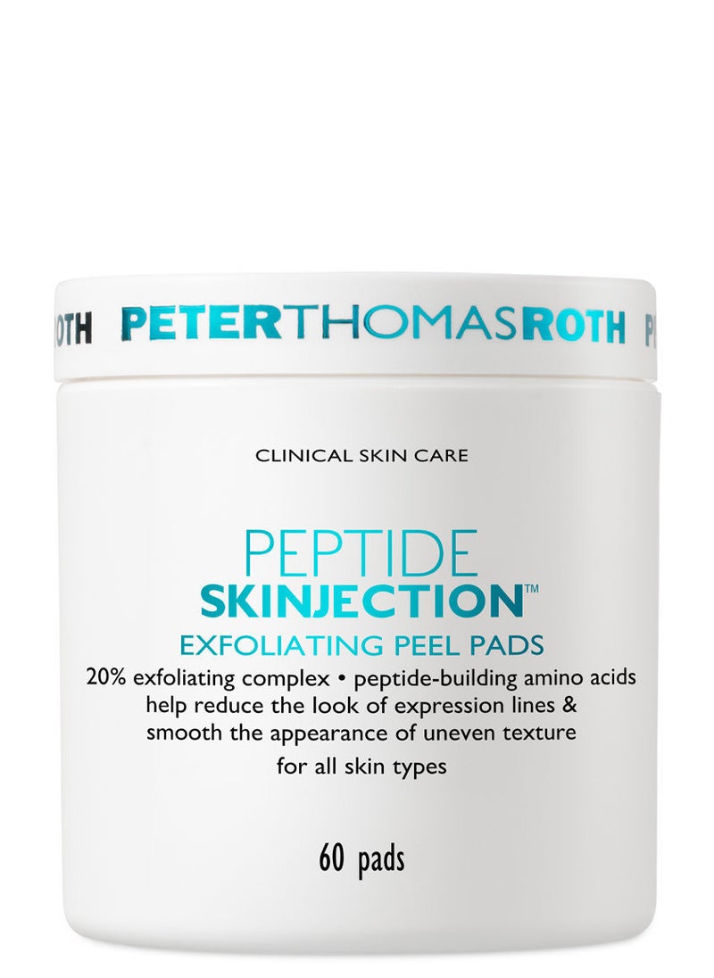 PETER THOMAS ROTH Peptide Skinjection Exfoliating Peel 60 Pads 