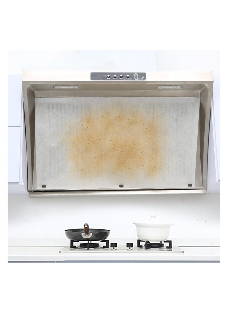 LIMITLESS Limitless Range Hood Oil Absorbing Cotton Range Hood Filter Oil Absorption Absorbent Cotton Non-Woven Fabric Anti Oil Filter Membrane for Kitchen (White-2PC)  - Image 2