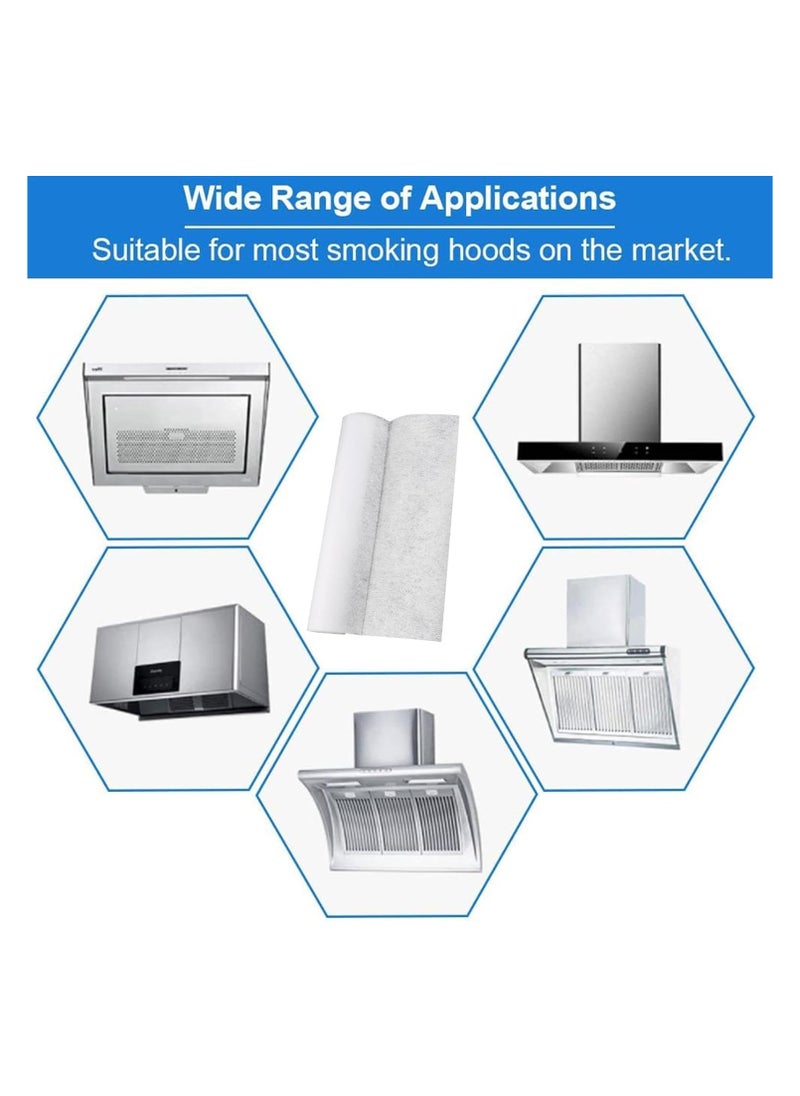 LIMITLESS Limitless Range Hood Oil Absorbing Cotton Range Hood Filter Oil Absorption Absorbent Cotton Non-Woven Fabric Anti Oil Filter Membrane for Kitchen (White-2PC)  - Image 3