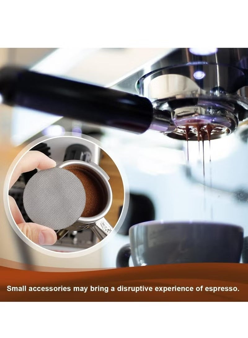 51mm Espresso Puck Screen - Stainless Steel Portafilter Coffee Filter Mesh Plate for 51mm Basket - Image 2