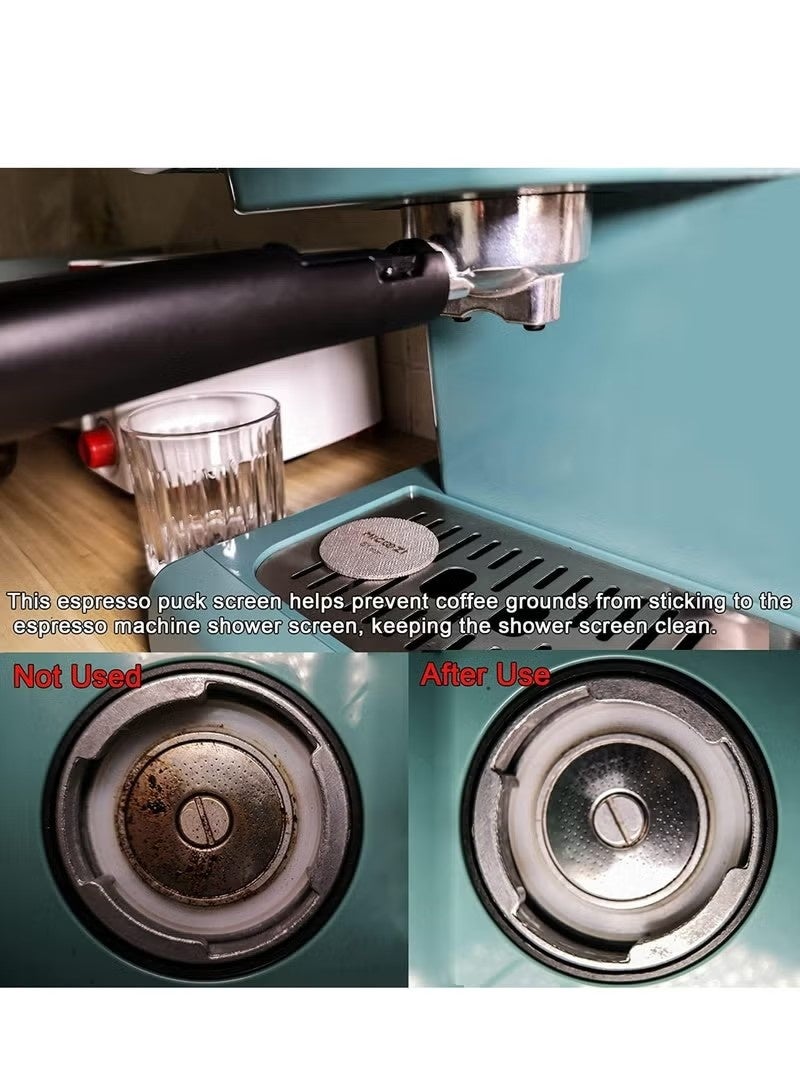 51mm Espresso Puck Screen - Stainless Steel Portafilter Coffee Filter Mesh Plate for 51mm Basket - Image 3