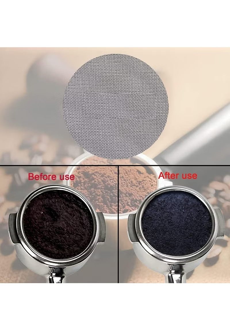51mm Espresso Puck Screen - Stainless Steel Portafilter Coffee Filter Mesh Plate for 51mm Basket - Image 4