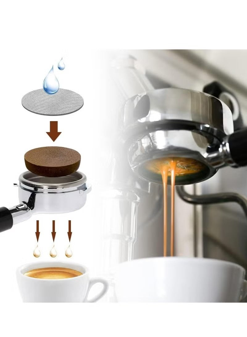 51mm Espresso Puck Screen - Stainless Steel Portafilter Coffee Filter Mesh Plate for 51mm Basket - Image 5