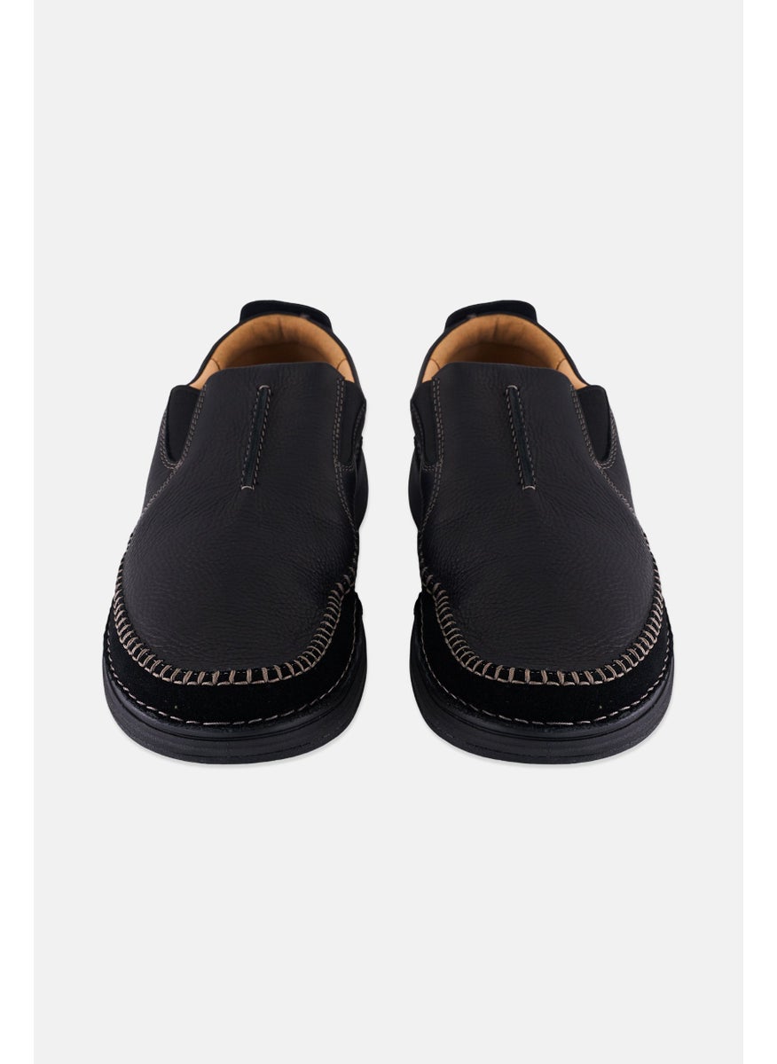 clarks Men Standard Nature 5 Walk Slip On Casual Shoes, Black  - Image 2