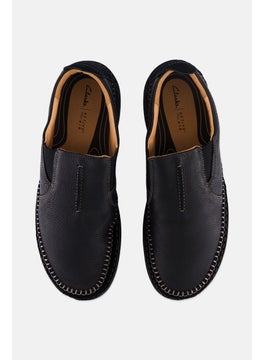 clarks Men Standard Nature 5 Walk Slip On Casual Shoes, Black  - Image 4